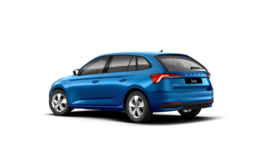 Škoda Scala, 1,0 TSI 85 kW 7° automatická DSG, barva modrá
