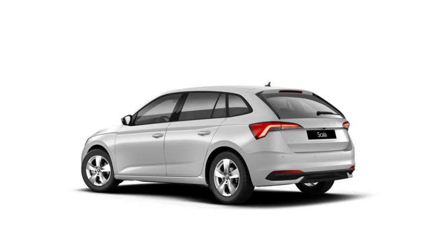 Škoda Scala, 1,5 TSI 110 kW 6-stup. mech., barva bílá