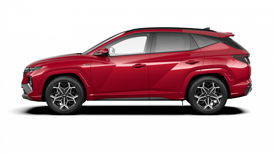 Hyundai Tucson, 1,6 T-GDI MHEV 132 kW (95 NAT mild hybrid) 6 st. iMT, barva červená