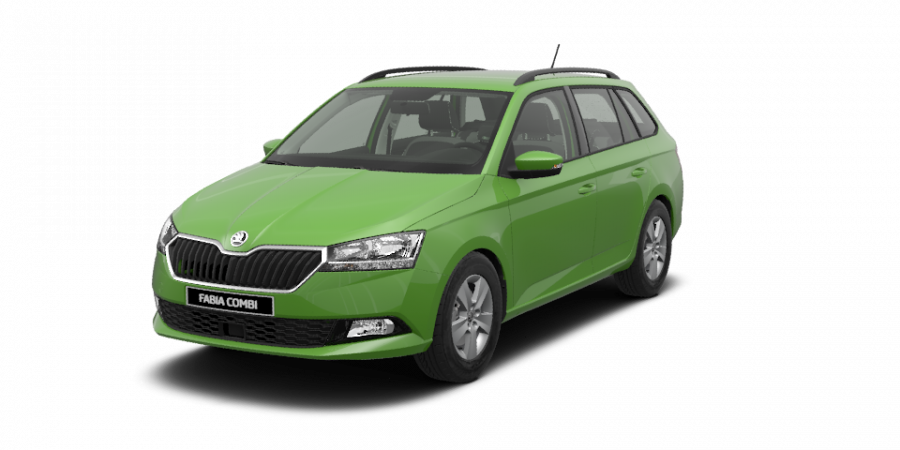 Škoda Fabia, 1,0 MPI 55 kW 5-stup. mech., barva zelená