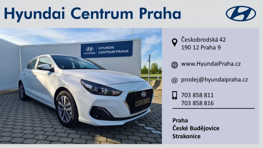 Hyundai i30, 1,4 T-GDI 103 kW (95 NAT) 6 st. man, barva bílá