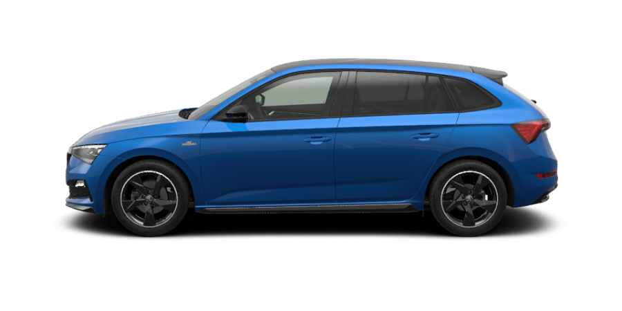 Škoda Scala, 1,5 TSI 110 kW 7-stup. automat., barva modrá