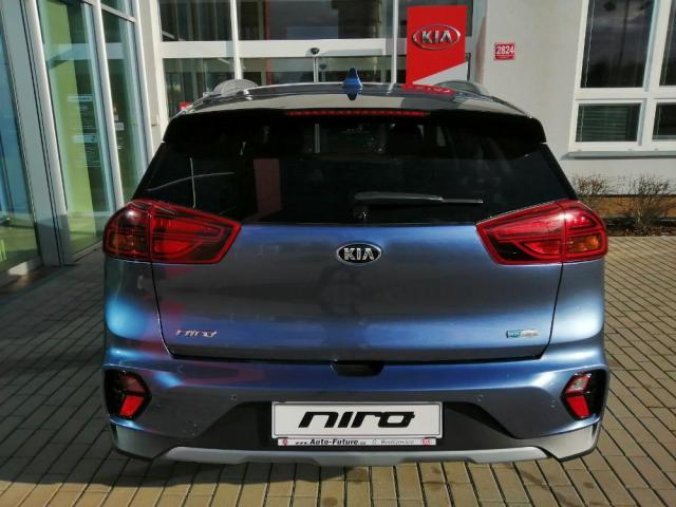 Kia Niro, 1,6 GDi HEV GPF 6DCT Exclusive, barva modrá