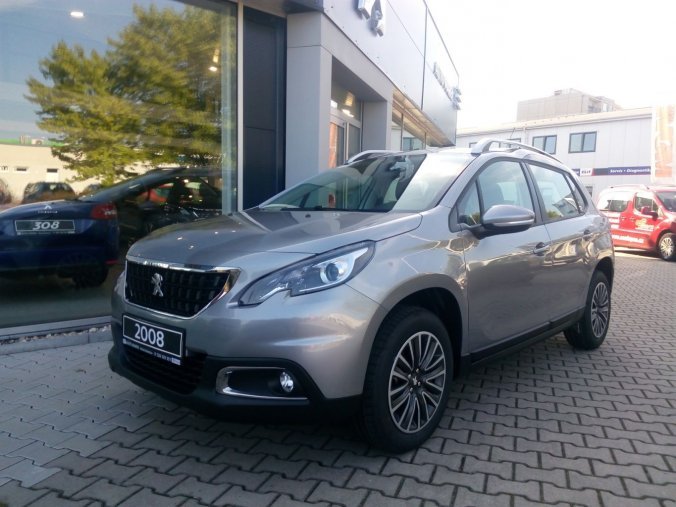 Peugeot 2008, ACTIVE 1.2 PureTech 82 S&S MAN 5, barva šedá