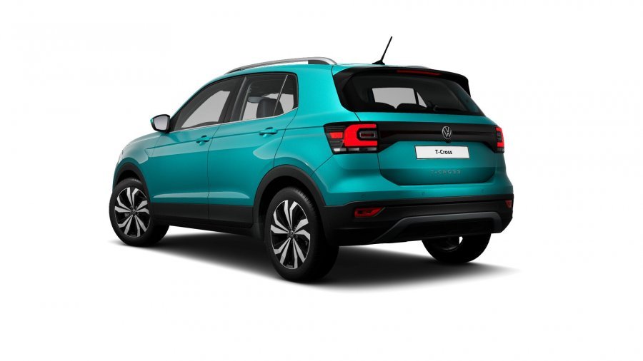 Volkswagen T-Cross, T-Cross Style 1,0 TSI 81 kW 6G, barva tyrkysová