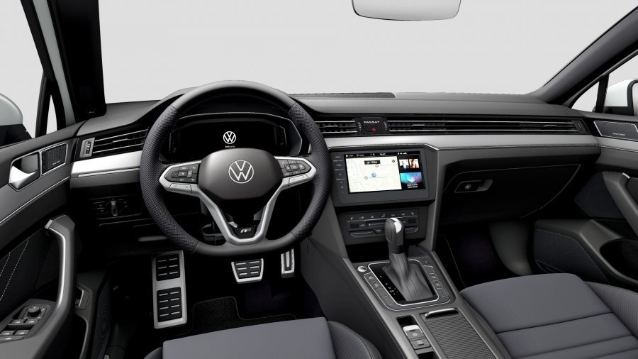 Volkswagen Passat Variant, Passat Variant R-Line 2,0 TDI 4MOT DSG, barva bílá