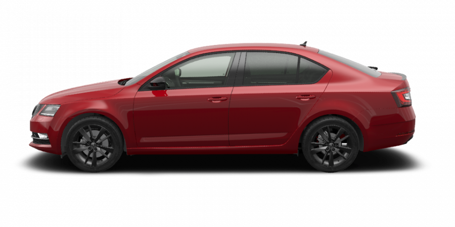 Škoda Octavia, 1,5 TSI 110 kW 6-stup. mech., barva červená