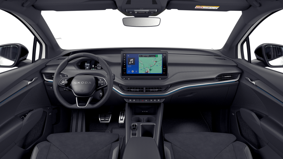 Škoda Elroq, 82 kWh 220 kW 1° převodovka 4x4, barva bílá