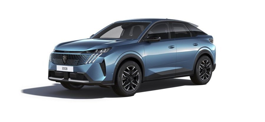 Peugeot 3008, Peugeot 3008 ALLURE Hybrid 145 e-DCS6, barva modrá