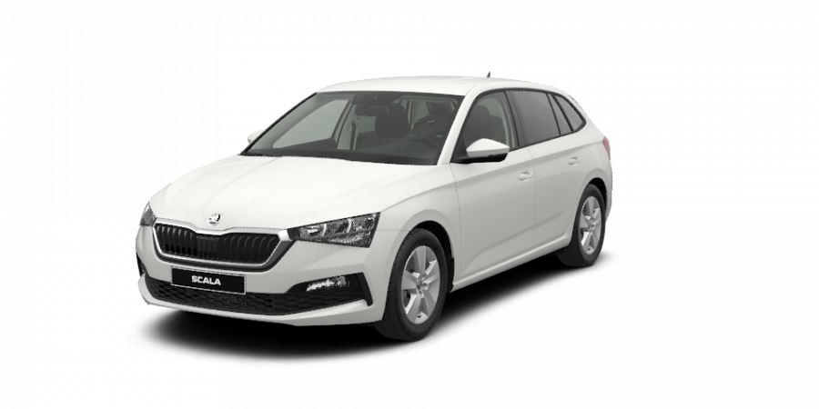 Škoda Scala, 1,6 TDI 85 kW 6-stup. mech., barva bílá