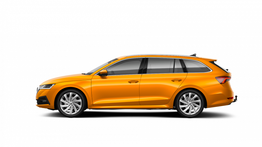 Škoda Octavia, 1,5 TSI 110 kW 7-stup. automat., barva oranžová
