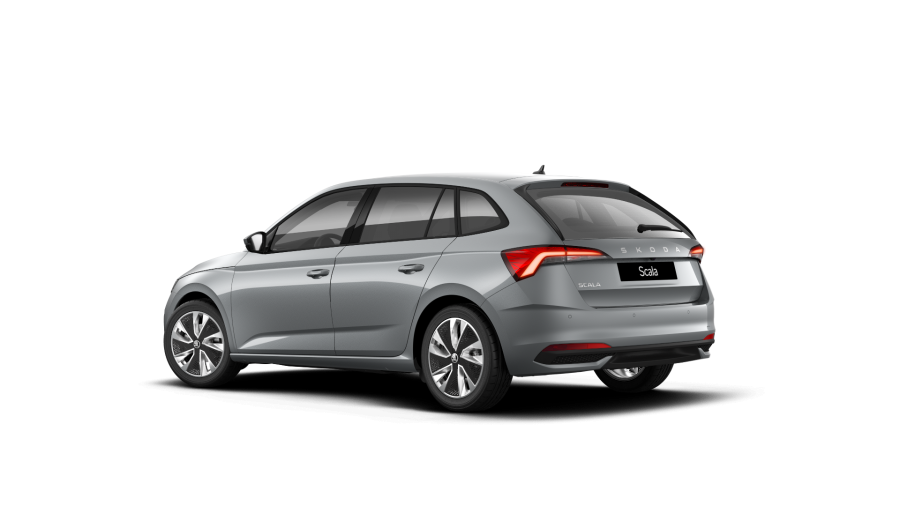 Škoda Scala, 1,0 TSI 85 kW 6° manuální, barva stříbrná