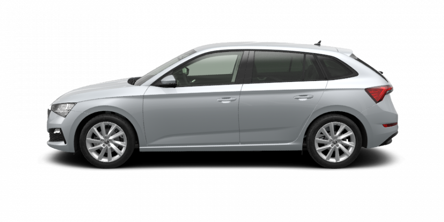 Škoda Scala, 1,0 TSI 85 kW 6-stup. mech., barva stříbrná
