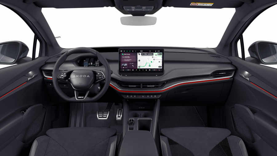 Škoda Enyaq iV, 82 kWh 210,00 kW 1° automatická 4x4, barva stříbrná