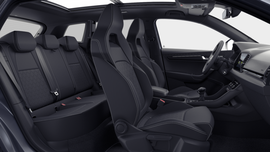 Škoda Karoq, 2,0 TSI 140 kW 7° automatická DSG 4x4, barva šedá