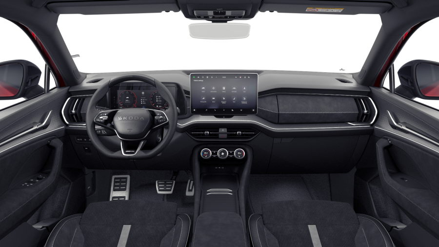 Škoda Kodiaq, 2,0 TDI 142 kW 7-stup. automat. 4x4, barva červená