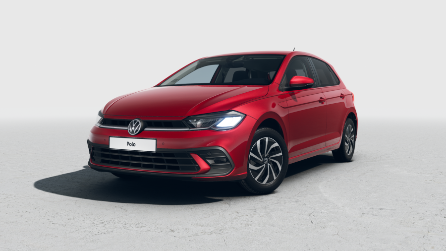 Volkswagen Polo, Polo Life 1,0 TSI 7DSG, barva červená