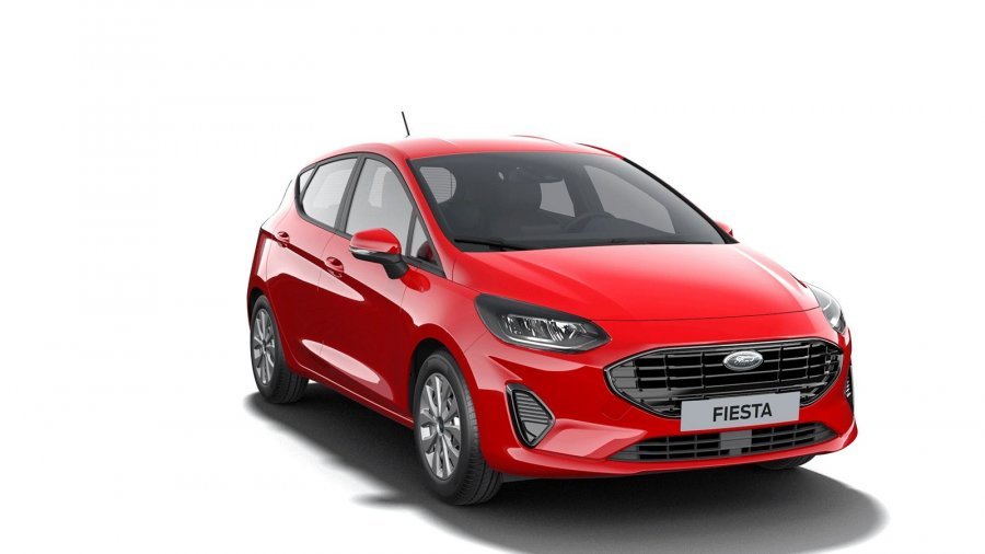 Ford Fiesta, Trend Edition, 5dveřová, 1,1 PFI 55 kW/75 k, 5st. manuální, barva červená