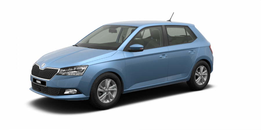 Škoda Fabia, 1,0 TSI 70 kW 5-stup. mech., barva modrá