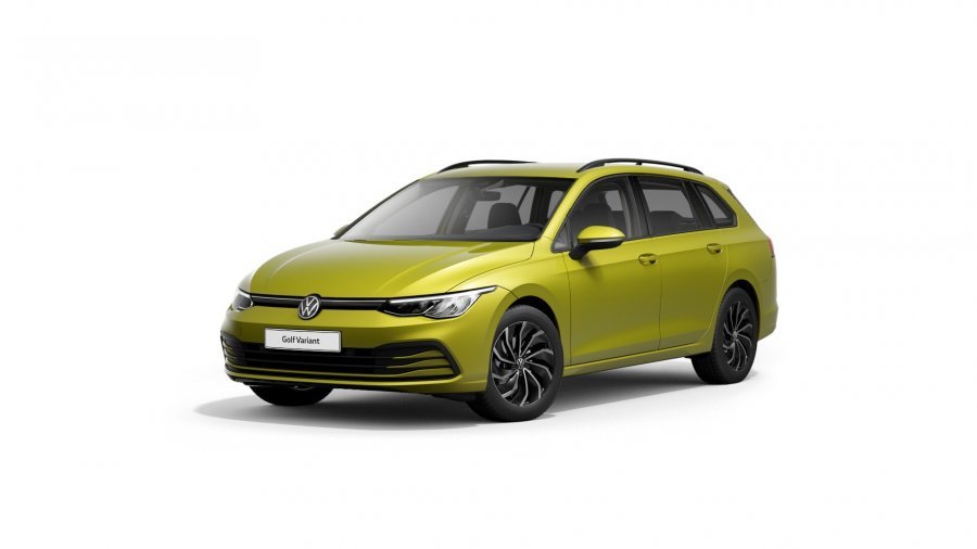 Volkswagen Golf Variant, Golf Variant Life 1,5 eTSI 7DSG mHEV, barva žlutá