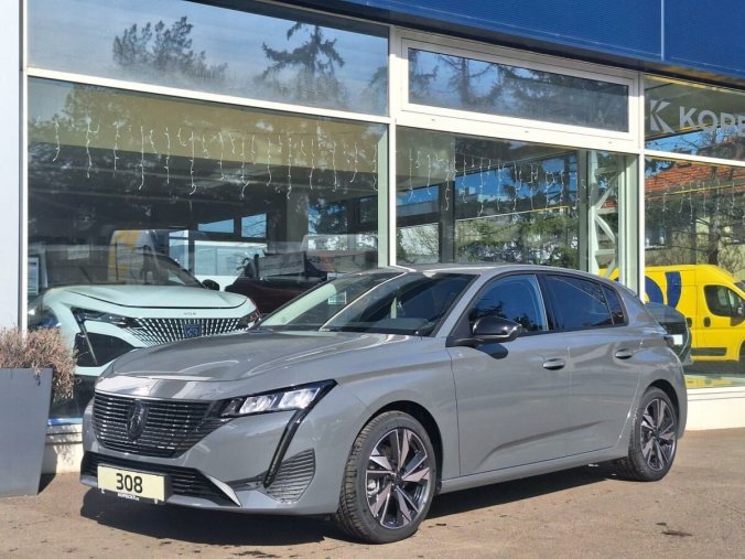 Peugeot 308, Peugeot 308 ALLURE 1.2 PT 130K MAN6, barva šedá