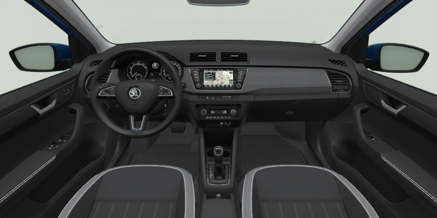 Škoda Fabia, 1,0 TSI 81 kW 7-stup. automat., barva modrá