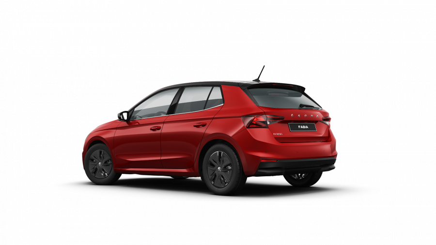 Škoda Fabia, 1,0 TSI 81 kW 6-stup. mech., barva červená