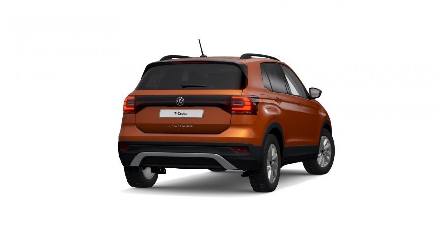 Volkswagen T-Cross, T-Cross Life 1,0 TSI 81 kW 6G, barva oranžová