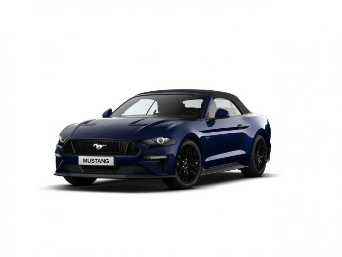 Ford Mustang, kabriolet, MUSTANG V8 GT Convertible 5,0 GT 330 kW / 449 k 10st. automa, barva modrá