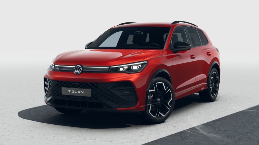 Volkswagen Tiguan, Tiguan R-Line 2,0 TDI 142 kW 4MOT, barva červená