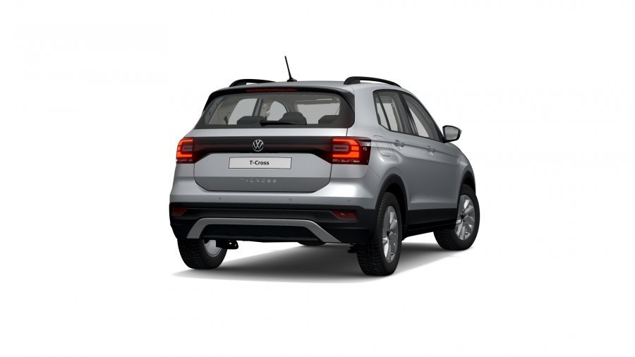 Volkswagen T-Cross, T-Cross Life 1,0 TSI 81 kW 6G, barva stříbrná