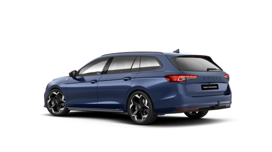 Škoda Superb, 2,0 TDI 142 kW 7-stup. automat. 4x4, barva modrá