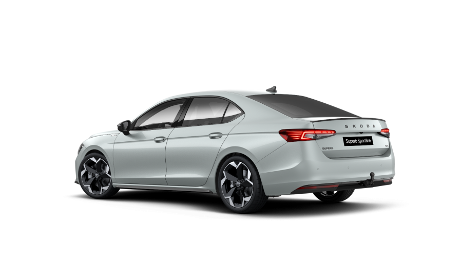 Škoda Superb, 2,0 TDI 142 kW 7° automatická DSG 4x4, barva stříbrná