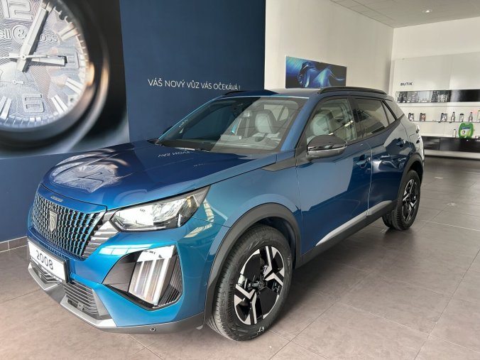 Peugeot 2008, Peugeot 2008 ALLURE Hybrid 110 e-DCS6, barva modrá