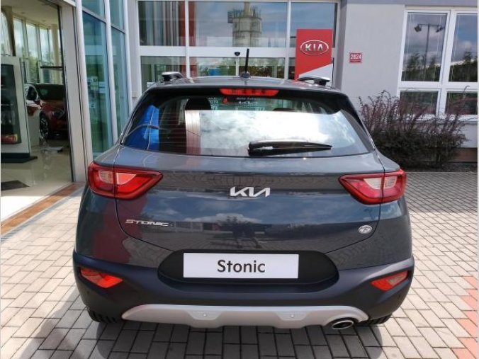 Kia Stonic, 1.0 T-GDI GPF Exclusive MY22, barva šedá