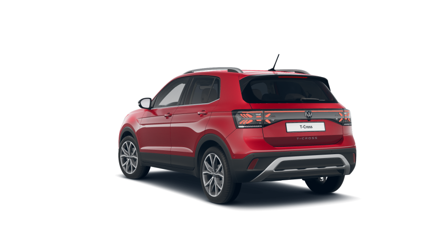 Volkswagen T-Cross, T-Cross Style 1.0 TSI 85 kW 7DSG, barva červená