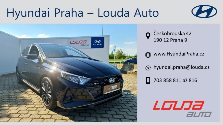 Hyundai i20, 1,0 T-GDI 74 kW (95 NAT) 6 st. man, barva černá