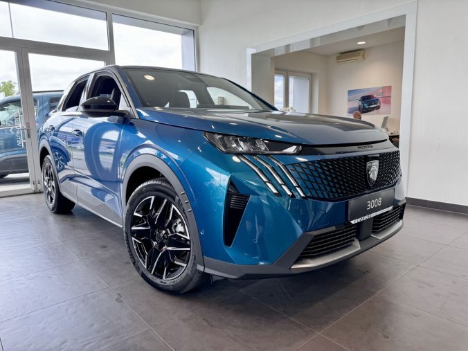 Peugeot 3008, Peugeot 3008 ALLURE Hybrid 136k, Automat, barva modrá