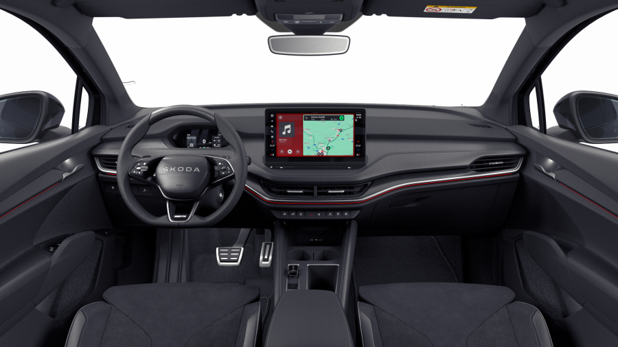 Škoda Enyaq iV, 82 kWh 220 kW 1° převodovka 4x4, barva černá