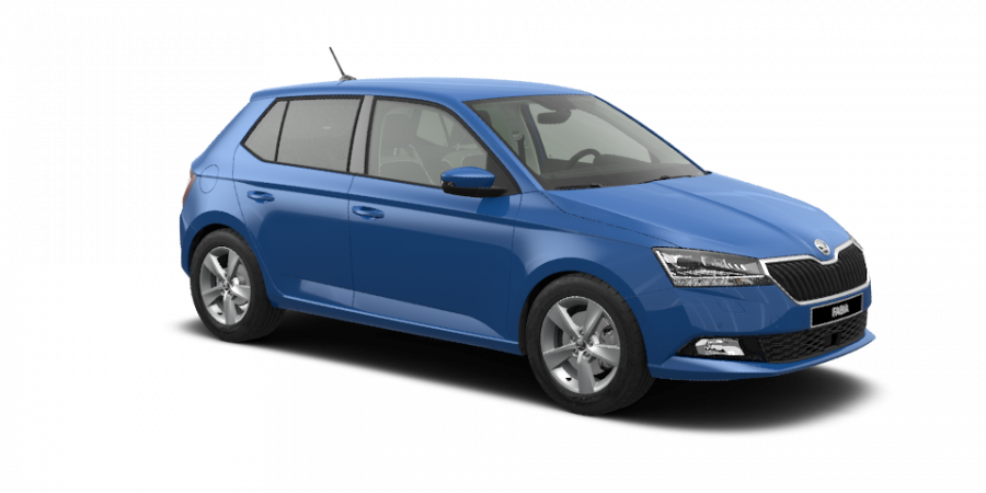 Škoda Fabia, 1,0 TSI 81 kW 6-stup. mech., barva modrá