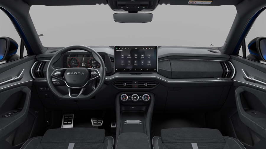 Škoda Kodiaq, 2,0 TDI 110 kW 7° automatická DSG, barva modrá