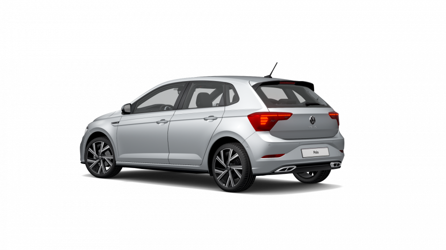 Volkswagen Polo, Polo R-Line 1,0 TSI 7DSG, barva stříbrná