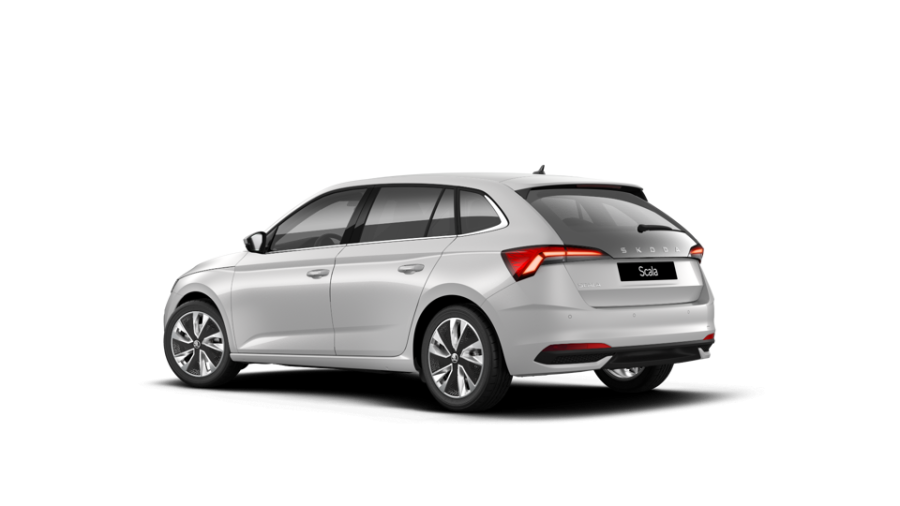 Škoda Scala, 1,5 TSI 110 kW 6-stup. mech., barva bílá