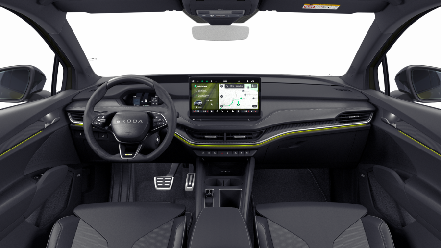 Škoda Enyaq iV, 84 kWh 250,00 kW 1° automatická 4x4, barva zelená