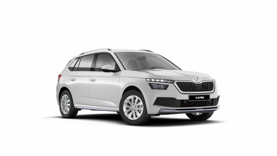 Škoda Kamiq, 1,5 TSI 110 kW 6-stup. mech., barva bílá