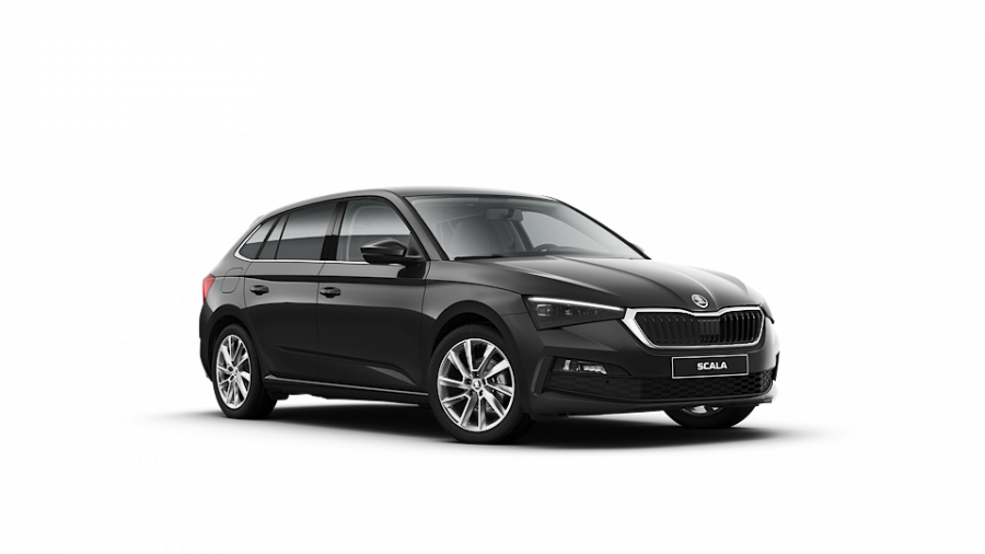 Škoda Scala, 1,5 TSI 110 kW 6-stup. mech., barva černá