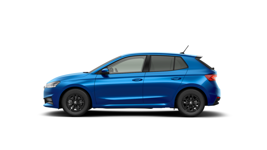 Škoda Fabia, 1,0 TSI 85 kW 7° automatická DSG, barva modrá