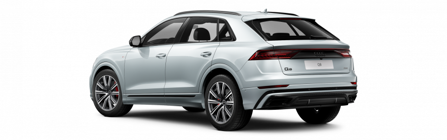 Audi Q8, Q8 50 TDI quattro, barva stříbrná