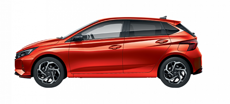Hyundai i20, 1,2i 62 kW (95 NAT) 5 st. man, barva červená