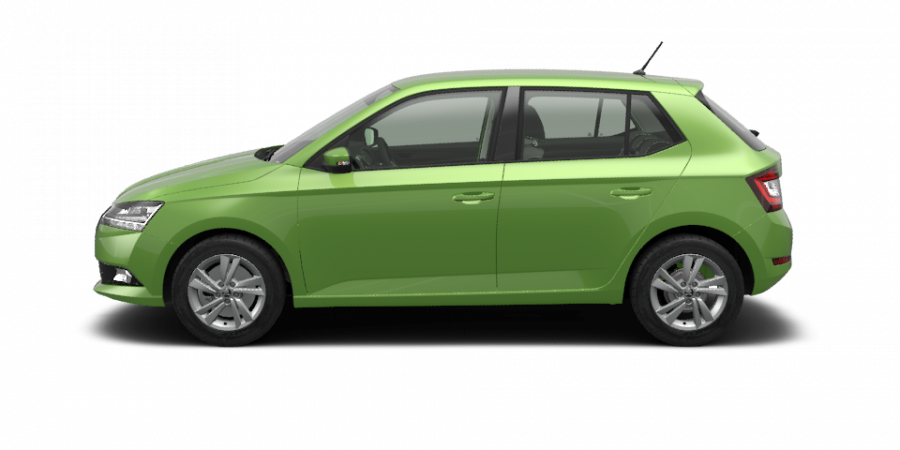 Škoda Fabia, 1,0 TSI 70 kW 5-stup. mech., barva zelená